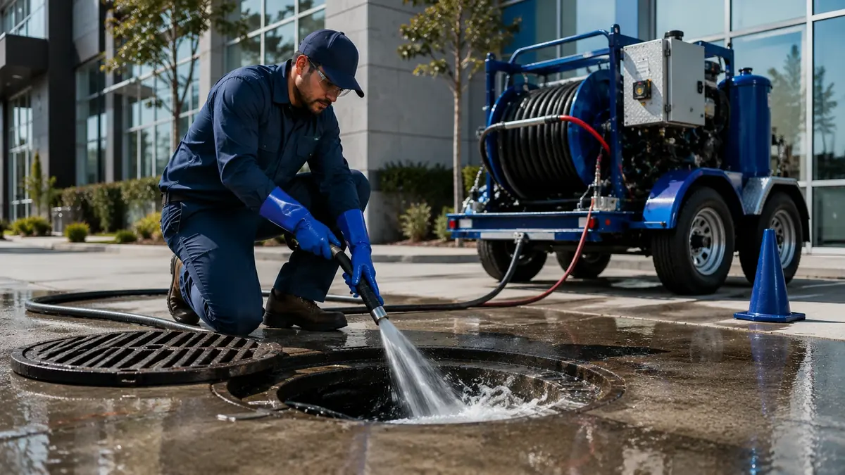 Commercial Hydro Jet Drain Cleaning in Adelanto