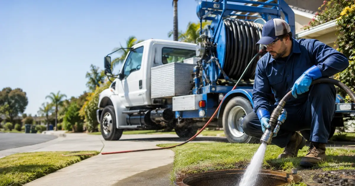 Hydro jet sewer cleaning Adelanto