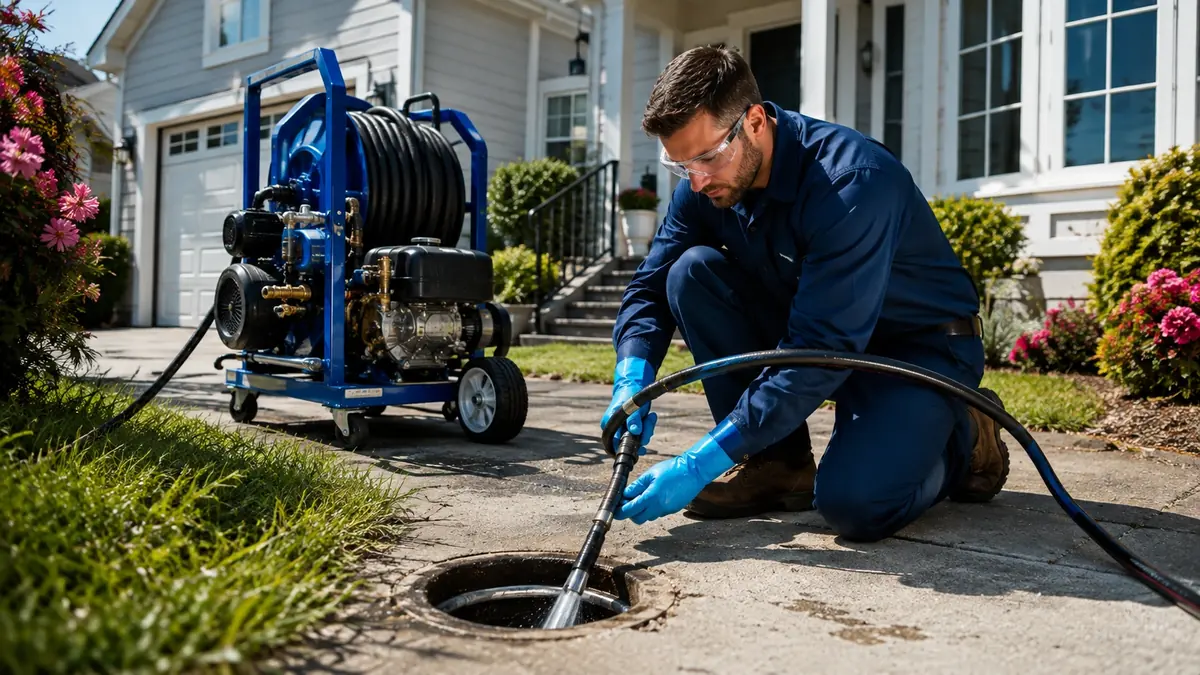 Residential Hydro Jet Drain Cleaning in Adelanto