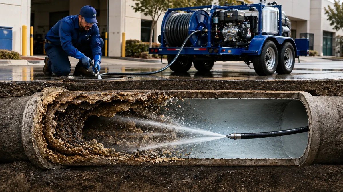 Sewer Pipe Descaling in Adelanto